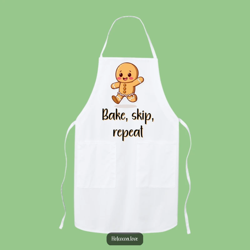 Funny Chef Gingerbread Cookie Apron - Skip Through Baking Fun