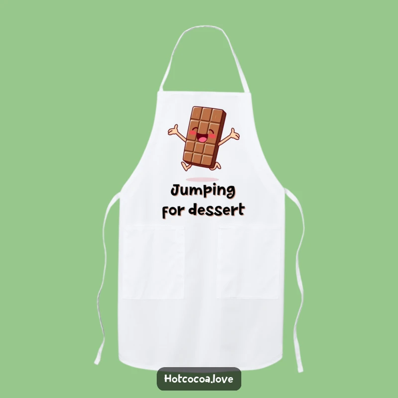 Funny Jolly Chocolate Bar Apron - Baking Joy Fun