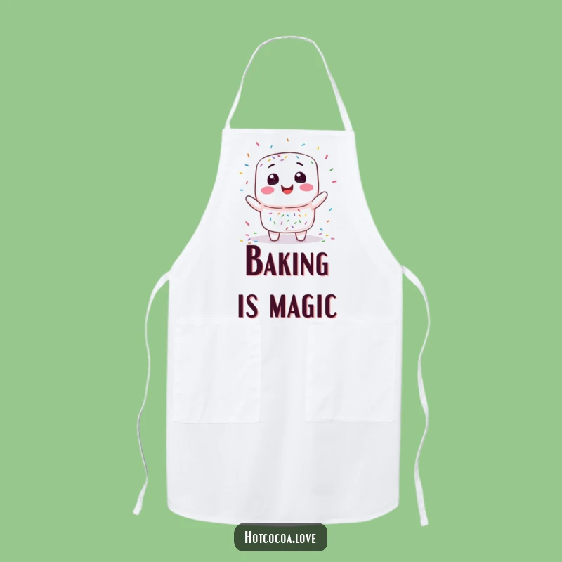 Funny Marshmallow Juggling Apron - Bake and Cook with Sweet Fun!