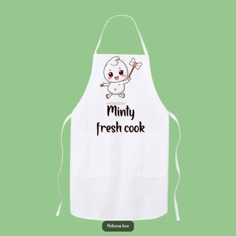 Funny Mint Candy Hop Apron: Cook with Refreshing, Silly Fun