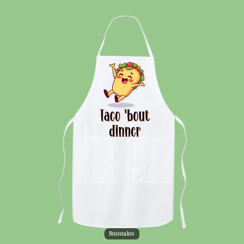 Funny Taco Cartwheel Apron - Cook with Fiesta Fun!