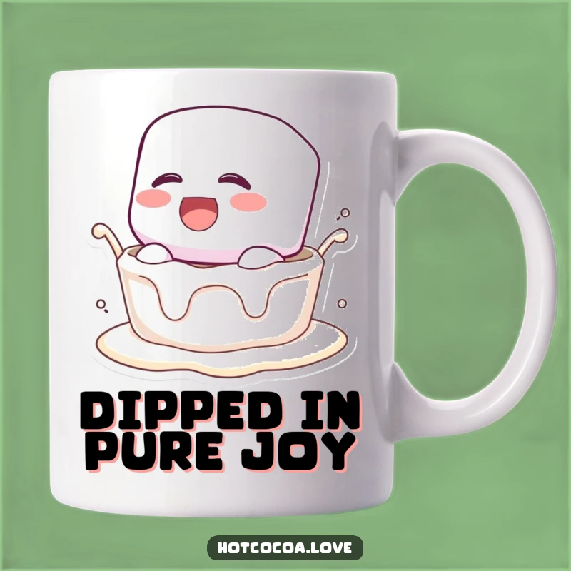 Funny Marshmallow Dunk Mug: Hilarious Gift for Sweet Treat Lovers!