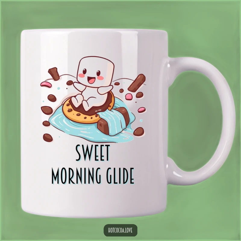 Funny Marshmallow Hot Chocolate Mug: Cozy Delightful Gift for Sweet Toasts