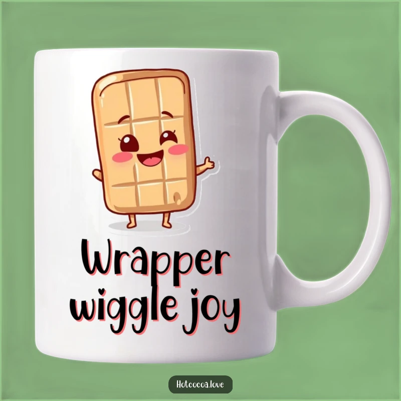 Funny Chocolate Bar Wrapper Mug: Delightfully Cheerful Treat for Your Morning