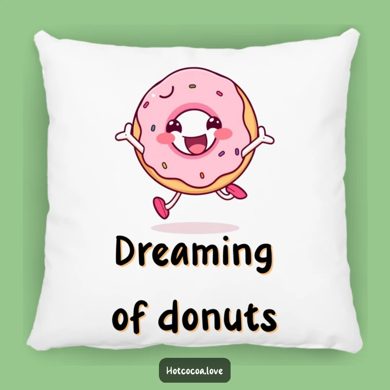 Funny Doughnut Joy Pillow: Cozy Comfort, Sweet Smiles