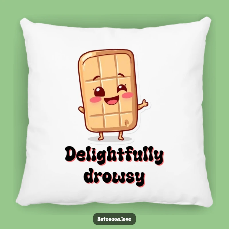 Funny Chocolate Bar Wrapper Pillow: Cuddle Up with Sweet Delight