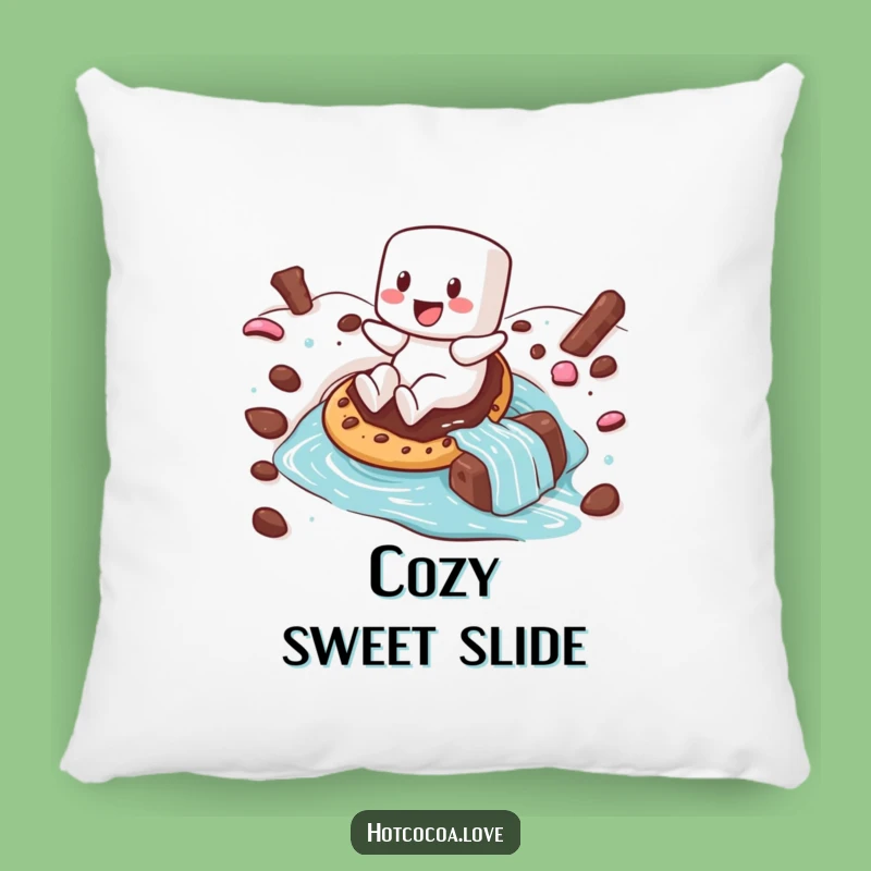 Funny Marshmallow Hot Chocolate Pillow: Cozy Comfort and Sweet Dreams Gift
