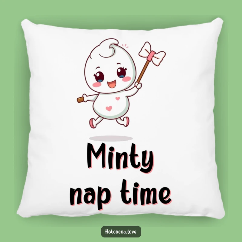 Funny Mint Candy Hop Pillow: Cuddle Up with a Silly, Refreshing Friend
