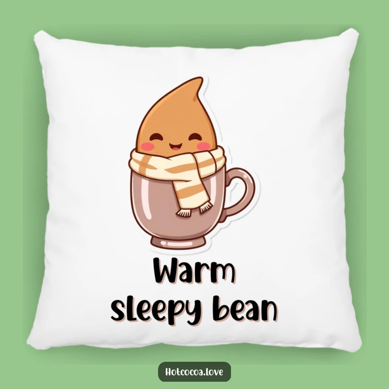 Funny Cocoa Bean Pillow: Cozy Comfort and Adorable Decor Gift