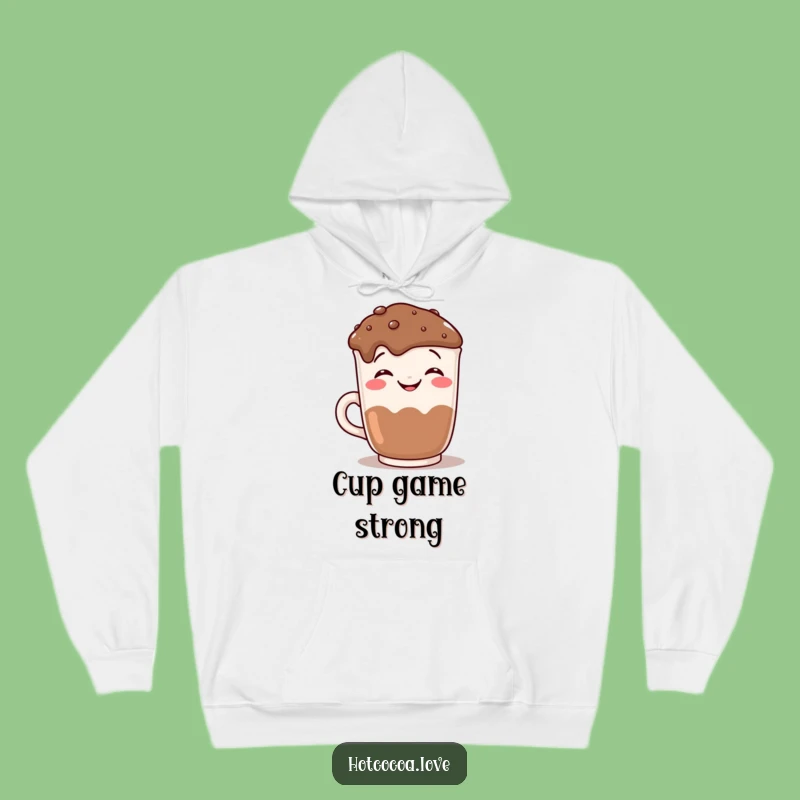 Cozy Funny Hot Chocolate Mug Hoodie - Hilarious Warm Apparel Gift