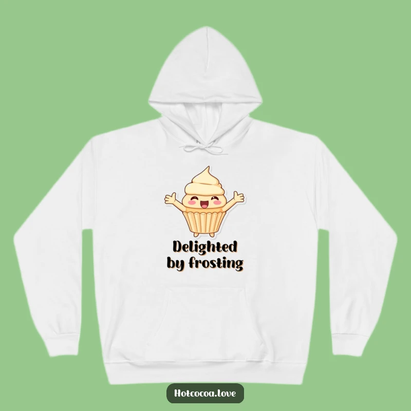 Cozy Funny Cupcake Delight Hoodie - Embrace Warmth and Joy