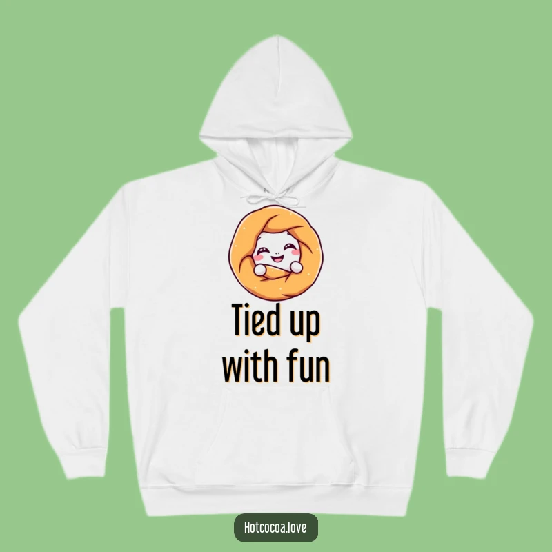 Funny Pretzel Knot Hoodie: Cozy Up with Twisted, Playful Comfort