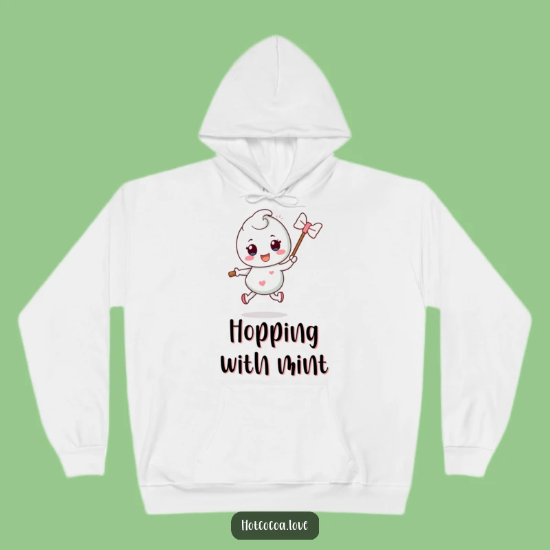 Funny Mint Candy Hop Hoodie: Cozy Up with Refreshing, Silly Vibes