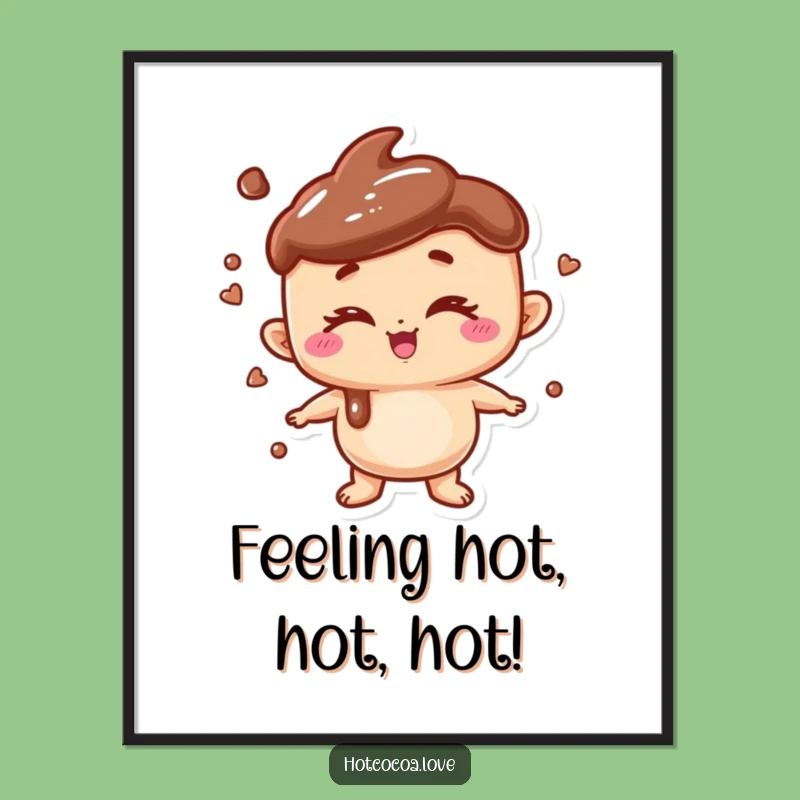 Free Printable Wall Art: Witty Hot Cocoa Character - Playful Downloadable Decor!