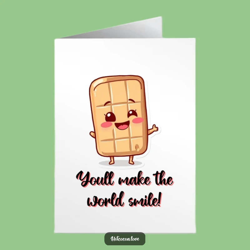 Free Printable Chocolate Bar Congrats Card- Wiggling Success Funny Downloadable Gift