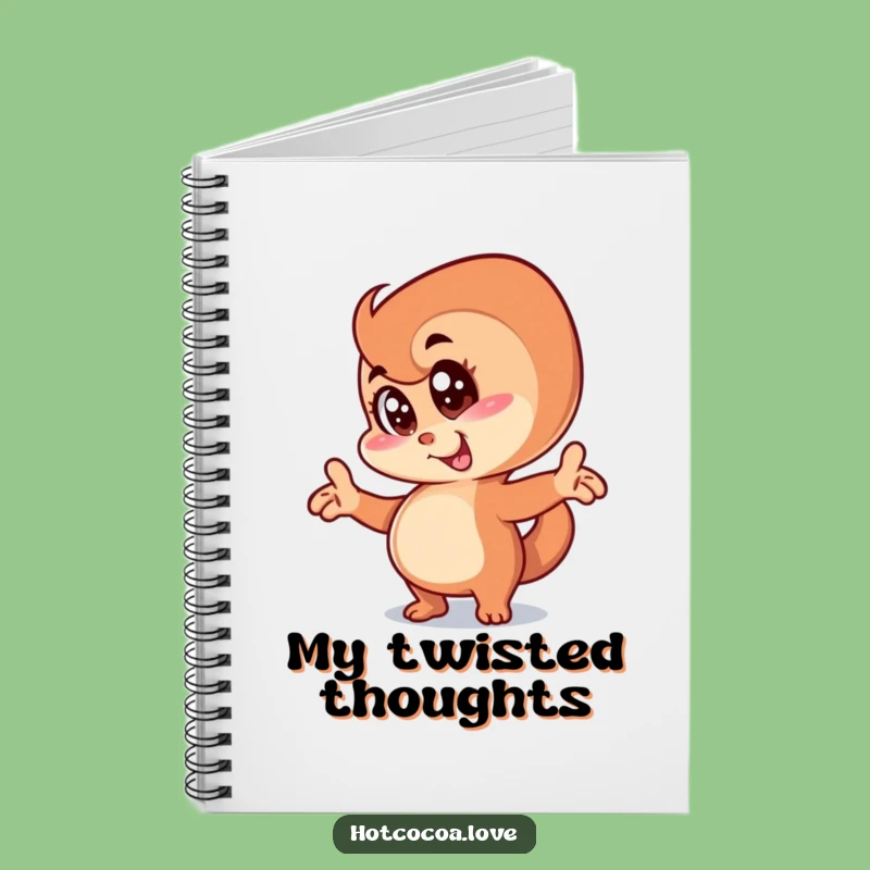 Funny Cinnamon Swirl Notebook: Jot Down Ideas With Giggles