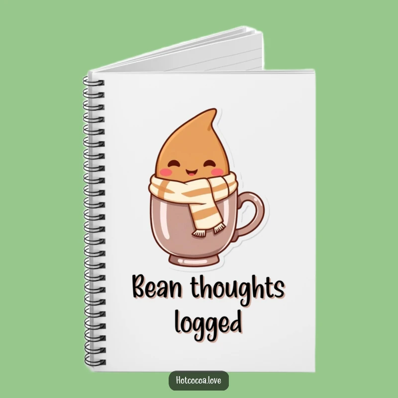 Funny Cocoa Bean Notebook: Journal Your Warm Ideas Gift