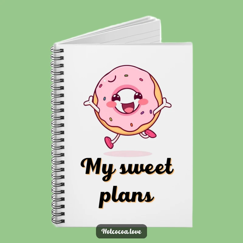 Funny Doughnut Joy Notebook: Write Happy Thoughts Daily
