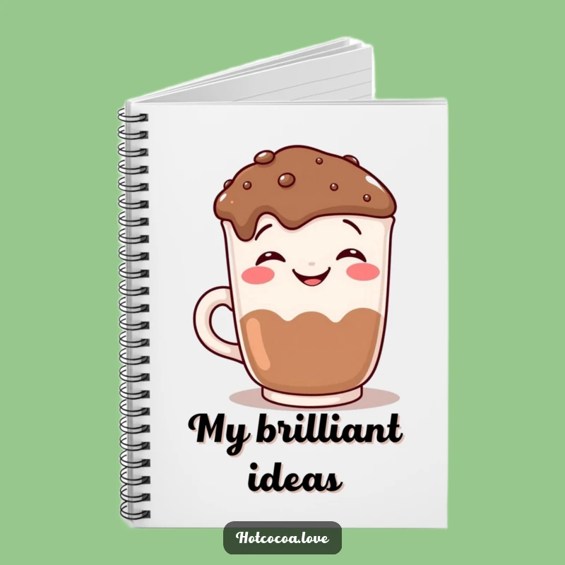Funny Hot Chocolate Mug Notebook - Hilarious Journal For Cozy Ideas