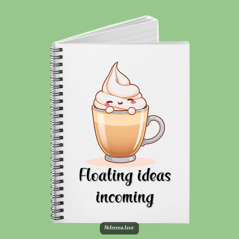 Funny Whipped Cream Float Notebook: Jot Down Ideas with Cozy Flair!