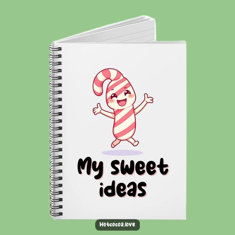 Funny Candy Cane Dance Notebook - Jot Down Holiday Cheer