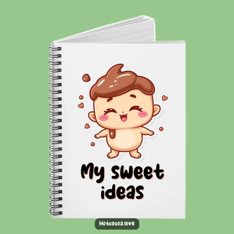 Funny Hot Chocolate Wink Notebook: Playful Character for Your Ideas