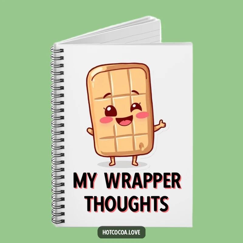 Funny Chocolate Bar Wrapper Notebook: Jot Down Sweet Ideas with a Smile