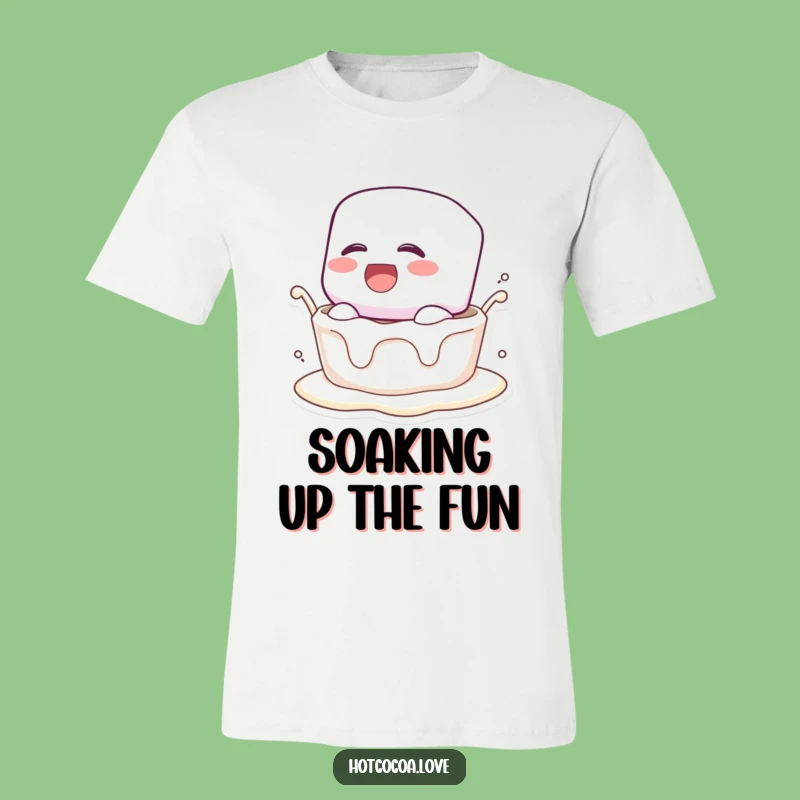 Funny Marshmallow Dunk T-Shirt: Wear Your Laughter with This Sweet Tee!
