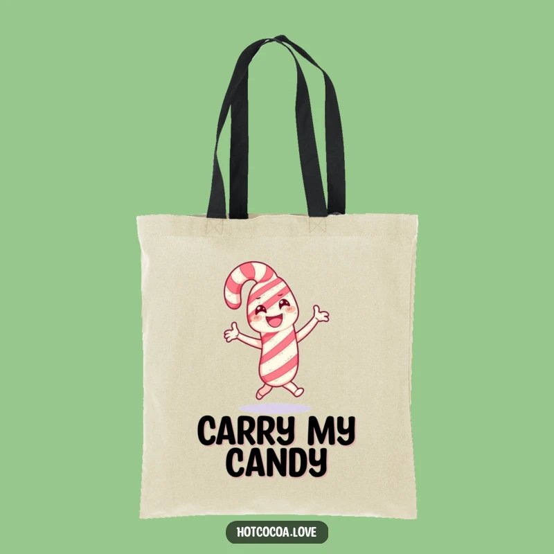 Funny Candy Cane Dance Tote - Carry Holiday Cheer Everywhere