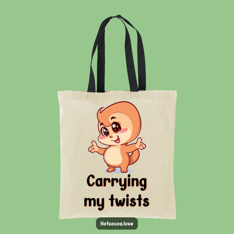 Funny Cinnamon Swirl Tote Bag: Carry Your Goofy Charm