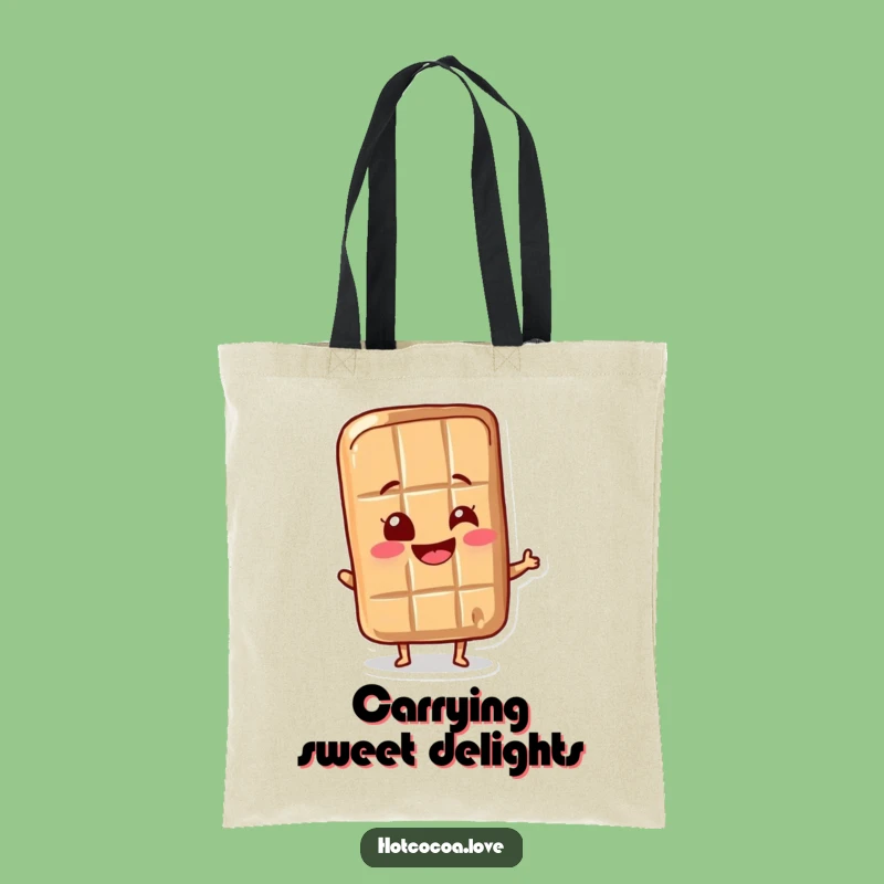 Funny Chocolate Bar Wrapper Tote Bag: Carry Your Sweetness with Delight